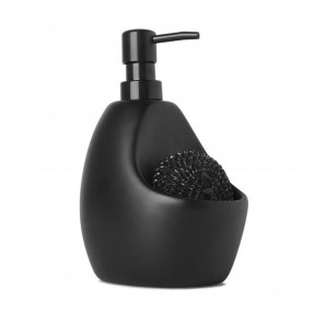 Dozownik do mydła płynu z gabką (czarny) Joey Umbra