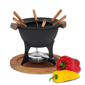 Zestaw do fondue d;a 6 os. żeliwny Country Kela