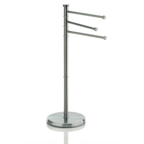Wieszak na ręczniki (srebrny) Swing Kela