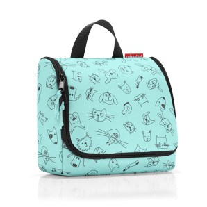 Kosmetyczka Toiletbag Kids Cats and Dogs Mint Reisenthel