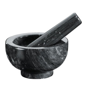 Marmurowy moździerz (czarny) Küchenprofi