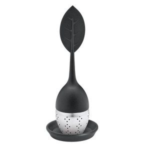 Zaparzaczka do herbaty Leaf (czarna) Küchenprofi 