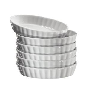 Zestaw sześciu naczyń do Creme Brulee Kuchenprofi