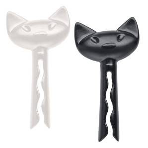 Klipsy do torebek (biało-czarne) 2 szt. Miaou Koziol