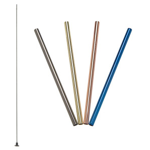 Zestaw 4 słomek stalowych 18 cm (kolor) Lurch