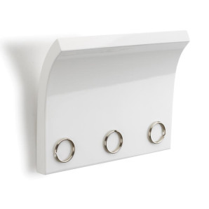 Wieszak na klucze i listy (biały) Magnetter Umbra 