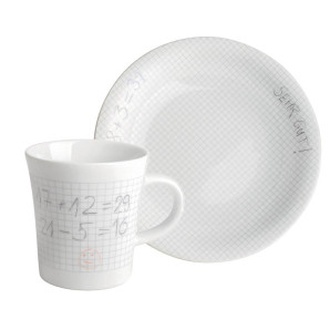 Zestaw: kubek z talerzykiem Notes Kahla
