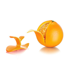 Obieraczka do cytrusów Tomorrow's Kitchen (pomarańczowa)