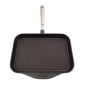 Żeliwna patelnia grillowa (prostokątna) ze stalową rączką Skeppshult