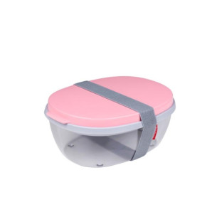 Podwójny pojemnik na sałatkę (różowy) Ellipse Duo Rosti Mepal