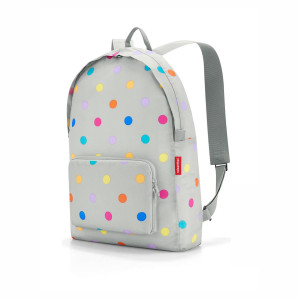 Plecak (szary w groszki) Mini Maxi Rucksack Reisenthel