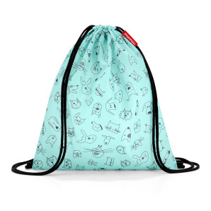 Worek Mysac Cats and Dogs Mint Reisenthel 