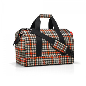 Torba podróżna Glencheck Red Allrounder L Reisenthel 