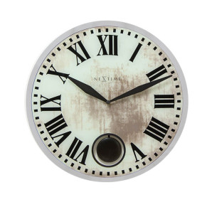 Zegar ścienny (biały) Romana Nextime