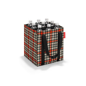 Torba na butelki Glencheck red Reisenthel
