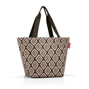 Torba Shopper M Diamonds Mocha Reisenthel