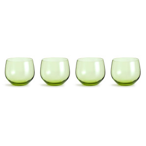 Zestaw 4 szklanek (zielonych) Interiör Spectra Sagaform