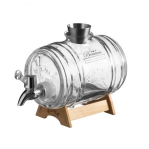 Szklana beczka na alkohol z kranikiem (1 l) Kilner