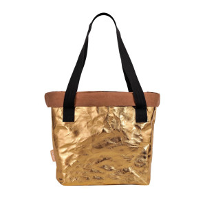 Torba damska papierowa (złota) PAPEDA