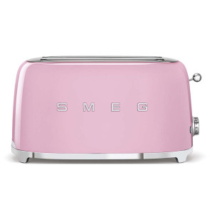 Toster na 4 kromki (pastelowy róż) 50's Style SMEG