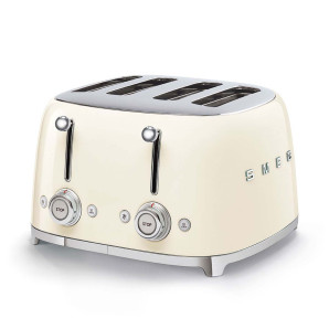 Toster na 4 kromki osobno (kremowy) 50's Style SMEG