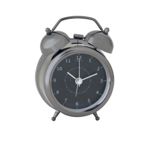 Budzik czarny (12,5 cm) Wake Up Nextime