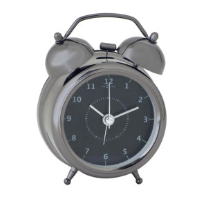 Budzik czarny (20 cm) Wake Up Nextime