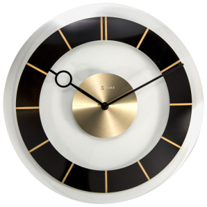 Zegar ścienny Retro (czarny) Nextime