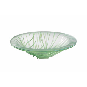 Misa na owoce ze szklanym wkładem (zielona) Flora Bugatti 