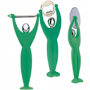 Zestaw trzech przyborów kuchennych (zielony) Gym Bugatti