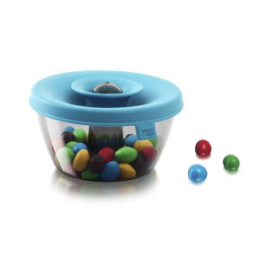 Zamykana miska / pojemnik na słodycze (niebieska) PopSome Vacu Vin