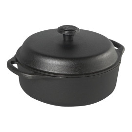 Żeliwny garnek (3 l) z pokrywką Skeppshult