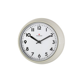 Zegar ścienny (kremowy) Retro Zassenhaus
