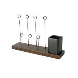 Stojak na zdjęcia z pojemnikiem (czarny) Gala Umbra