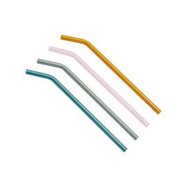 Słomki do napojów szklane (4 szt.) + szczoteczka Artesano Hot Villeroy & Boch