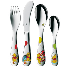 Komplet sztućców dla dzieci 4 el. Kubuś Puchatek WMF