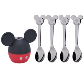 Zestaw 4 łyżeczek z solniczką Myszka Miki WMF