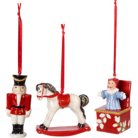 Zestaw 3 zawieszek Zabawki Nostalgic Ornaments Villeroy & Boch