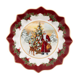 Miska na nóżce św. Mikołaj i choinka Toy's Fantasy Villeroy & Boch