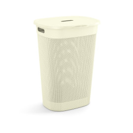 Kosz na pranie (kremowy) Filo Kis