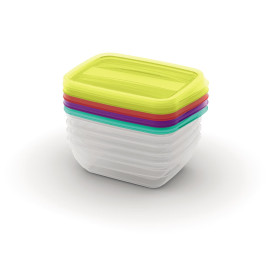 Zestaw 5 pojemników (0,5 l) Vedo Kis