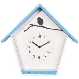 Zegar z wieszakiem na klucze (niebieski) Cuckey Nextime