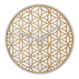 Zegar ścienny (biały) Bella Mirror Nextime