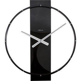 Zegar ścienny (czarny) Carl Nextime