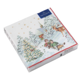 Zestaw 20 serwetek Dzieci na sankach M Winter Specials Villeroy & Boch