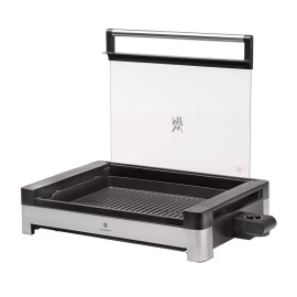 Grill elektryczny stołowy ze szklaną pokrywą Lono WMF