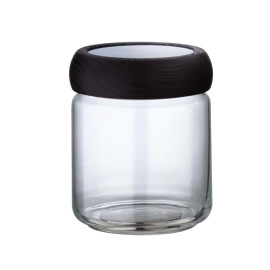 Szklany pojemnik hermetyczny (0,75L) Lola Wenge Bugatti