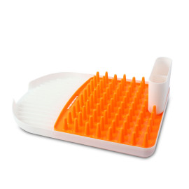 Suszarka do naczyń z ociekaczem (pomarańczowa) Colori Vialli Desig