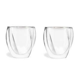 Komplet szklanek (2 szt.) z podwójnymi ściankami (250 ml) Cristallo Vialli Design