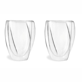 Komplet szklanek (2 szt.) z podwójnymi ściankami (300 ml) Cristallo Vialli Design